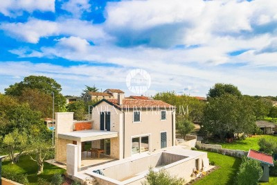Steinvilla in ruhiger Lage mit wunderschönem Panoramablick auf das Meer