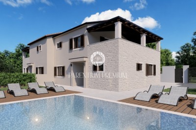 Doppelhaushälfte mit Pool – ruhige Lage in der Nähe von Poreč