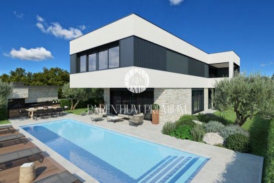 Attraktive Villa mit beheiztem Pool und schöner Aussicht - in Gebäude