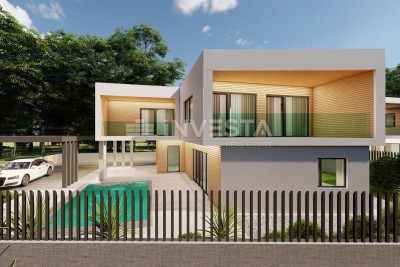 Medulin, Građevinsko zemljište s dozvolom i plaćenim komunalijama – 100 m od mora