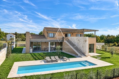 Istria, Sanvincenti, villa di lusso, piscina e vista mare