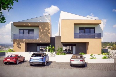 KAŠTELIR, GRAĐEVINSKO ZEMLJIŠTE S GRAĐEVINSKOM DOZVOLOM ZA DVIJE KUĆE