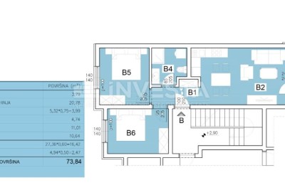 Šijana – Apartments under construction, 2 bedrooms, loggia, garage