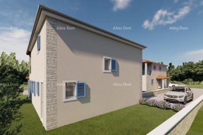 LIŽNJAN! VENDITA DI UNA CASA IN COSTRUZIONE CON PISCINA.