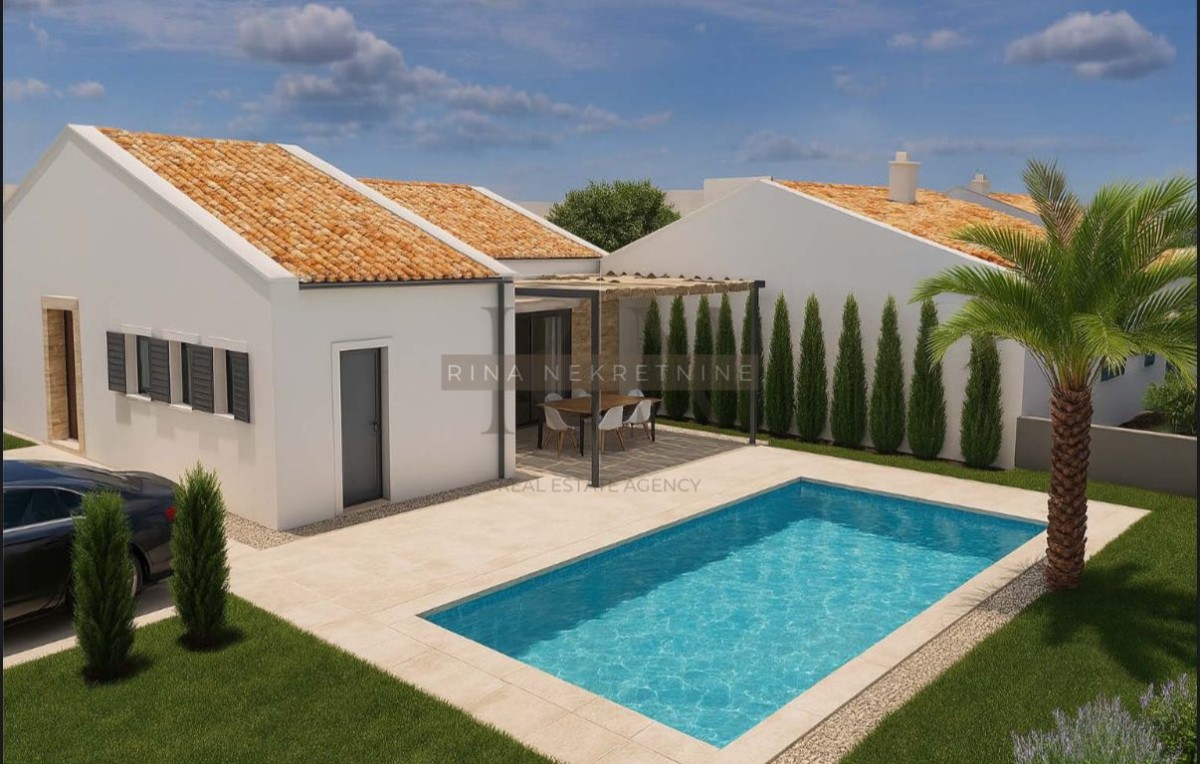ISTRIA – POREČ - KAŠTELIR, NEUBAU: HAUS, GARTEN, POOL