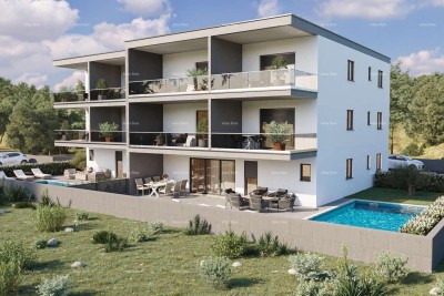 Novigrad – Neubau, Wohnung 78 m² mit Terrasse von 13 m².