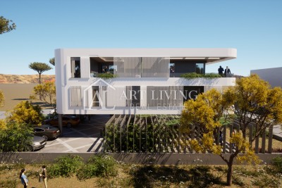 Istra, Umag, okolica - luksuzno trisobno stanovanje v novogradnji s pogledom na morje