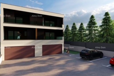 PULA,  NOVOGRADNJA, STAN 80,7 m² S TERASOM I PARKIRNIM MJESTOM