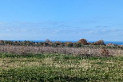 Building plot of 1500 m² with a beautiful sea view