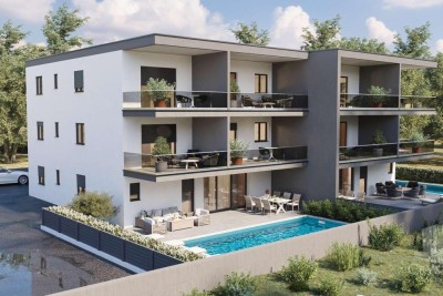 Stanovanje v pritličju v Novigradu z bazenom