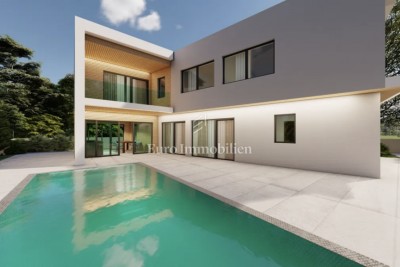 Moderna vila s bazenom 100m od mora
