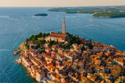 Građevinsko zemljište s projektom za višestambenu zgradu – Rovinj, 1104 m²