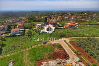 Construction with the Kaštelir sea view project