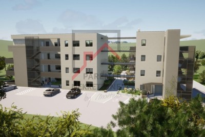 Istra, Poreč okolica – Novogradnja | Dvosobni apartman 1. kat| Bazen | Garaža | 2 km od mora - u izgradnji