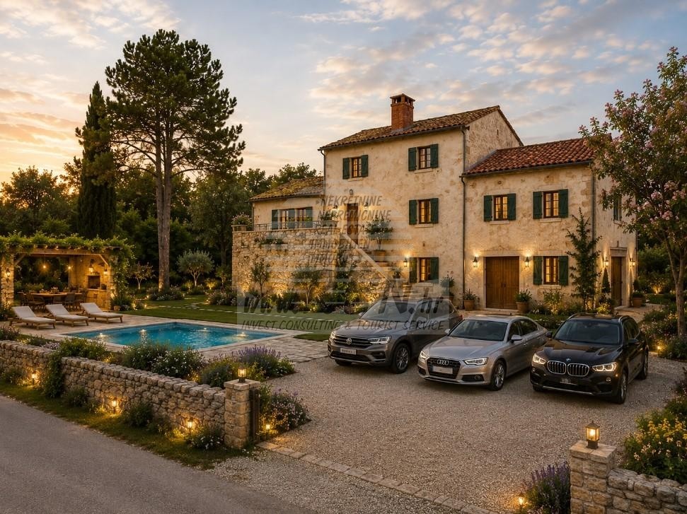 Luxusvilla in Istrien „schlüsselfertig“ mit großem Grundstück – Ruhe & Privatsphäre nahe Buje und Grožnjan