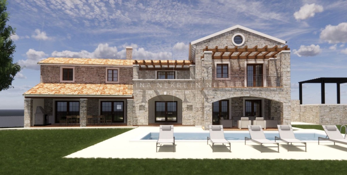 ISTRIEN - POREČ - REKONSTRUIERTE ISTRISCHE VILLA AUS STEIN AUF EINEM 1630 m² großen GRUNDSTÜCK!