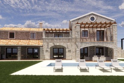 ISTRIEN - POREČ - REKONSTRUIERTE ISTRISCHE VILLA AUS STEIN AUF EINEM 1630 m² großen GRUNDSTÜCK!