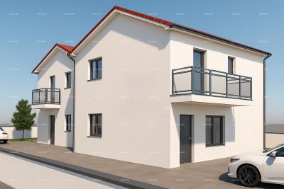 Nuova costruzione di una casa bifamiliare a Kaštel