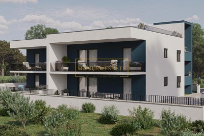 NUOVA COSTRUZIONE! APPARTAMENTO AL PRIMO PIANO CON TERRAZZO SUL TETTO - NOVIGRAD