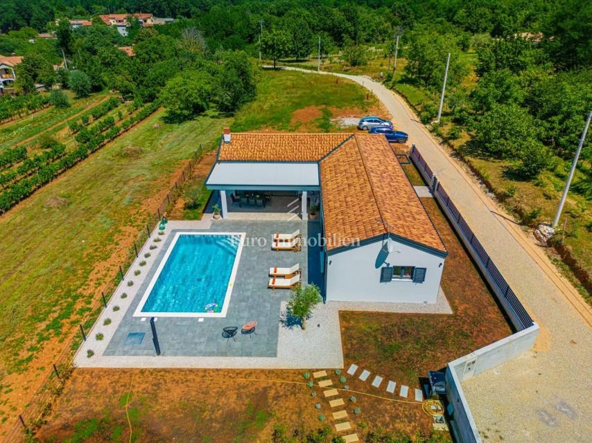 Umgebung von Labin, modernes Haus mit Pool - Neubau