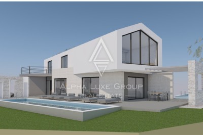 Područje Poreča: Izvanredna moderna vila s bazenom