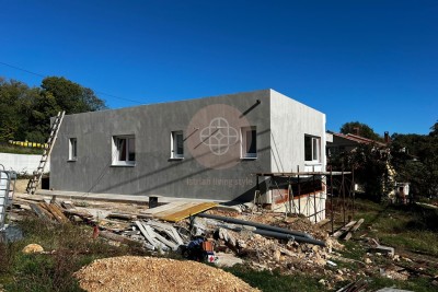 Hiša Sveta Nedelja - v fazi gradnje