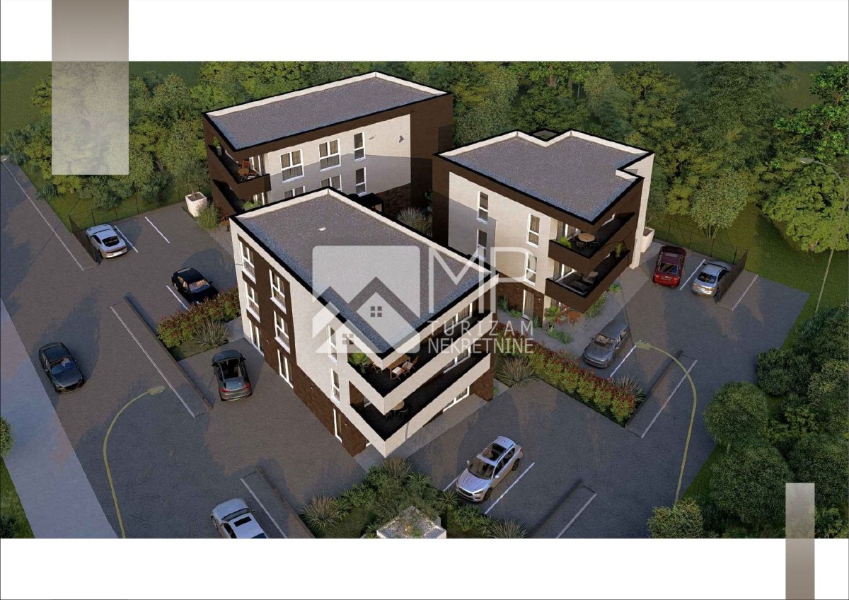 MEDULIN – NEUBAU | Wohnung C3 im 2. Obergeschoss mit überdachter Terrasse und zwei Parkplätzen
