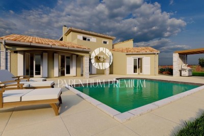 Kuća s bazenom i prostranom okućnicom - u izgradnji