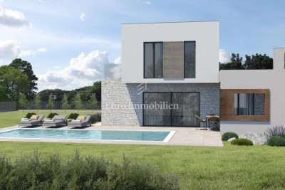 Labin - new building with swimming pool