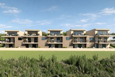Stavbno zemljišče Baderna – Projekt z dovoljenjem za 5 vrstnih hiš