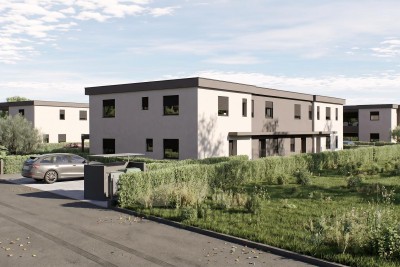 Poreč okolica – Moderan dvoetažni stan s vrtom | Novogradnja