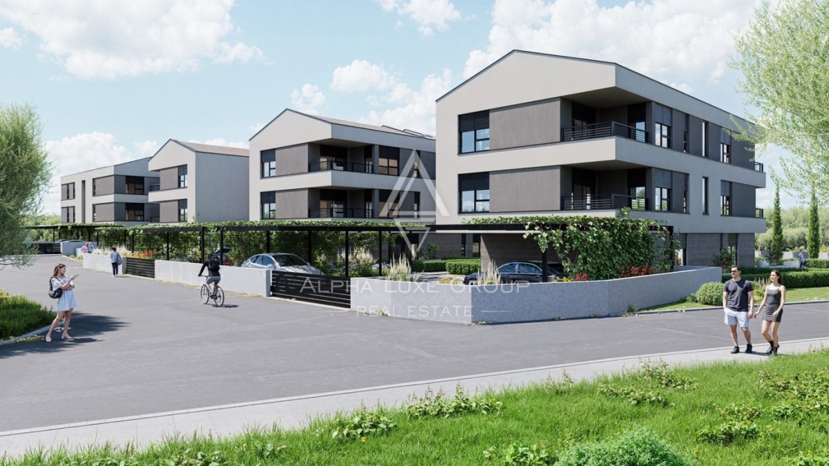 Istrien, Fazana: Moderne wohnung pool nahe meer