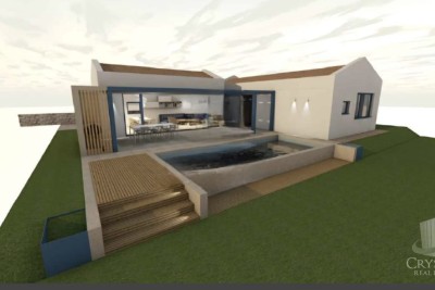 LOVREČICA, BAULAND ZWEITE REIHE VOM MEER