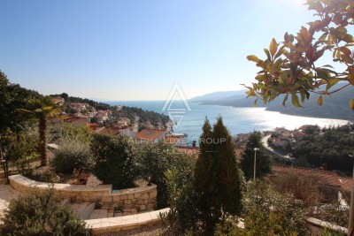 Fantastic apartment house in Rabac with a sensational view of the sea