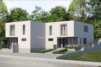 Dvoetažni stan u dvojnoj kući, novogradnja Labin