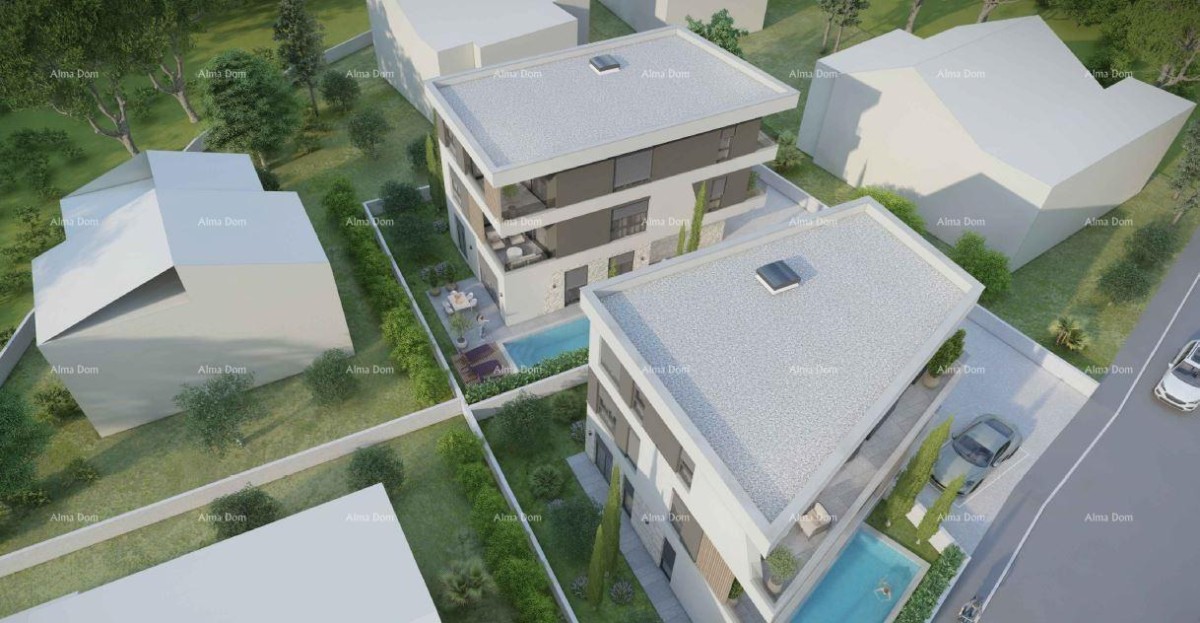 NEUBAU IN MEDULIN – WOHNUNG MIT GARTEN UND GARAGE