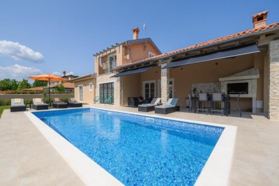 ROVINJ, OKOLICA, KVALITETNA NOVA VILA S POGLEDOM NA MORE, PRILIKA!