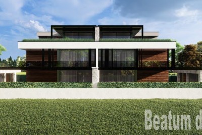 Stanovanje B, pritličje, v izgradnji, z bazenom in pogledom na morje, Vabriga - v fazi gradnje