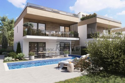 Semi-detached house with swimming pool near Brtonigla - under construction