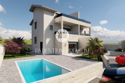 Land with project and construction permit ready for construction