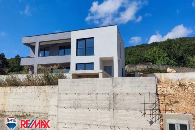 ISTRA,LABIN, KUĆA ROH BAU S POGLEDOM NA MORE