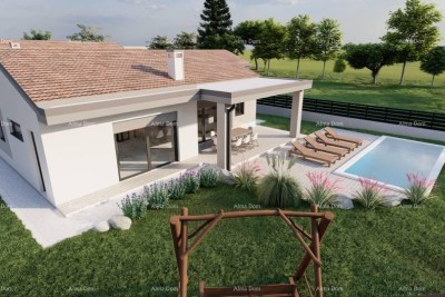 In vendita casa a piano terra con piscina in costruzione