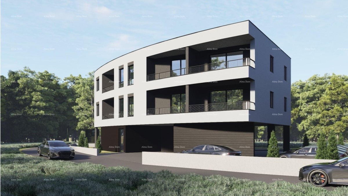 Neues Wohnprojekt! Verkauf einer Wohnung mit Parkplatz in Štinjan!