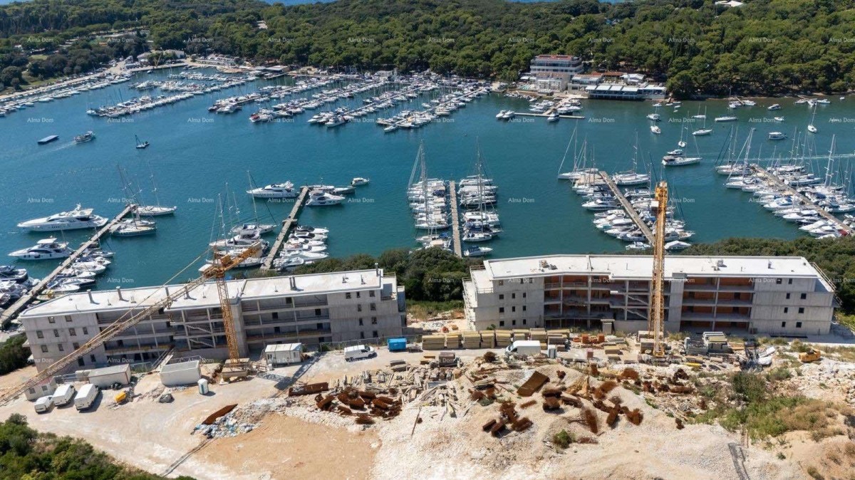 Verkauf moderner Wohnungen in einem exklusiven Gebäude mit Blick auf die Marina, Pula!