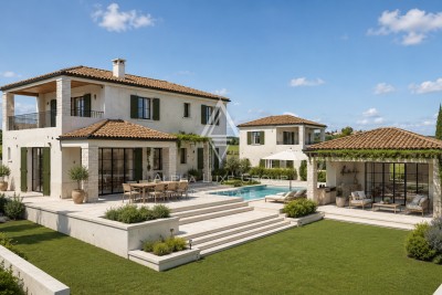 Istria, Poreč : Villa moderna con piscina e giardino