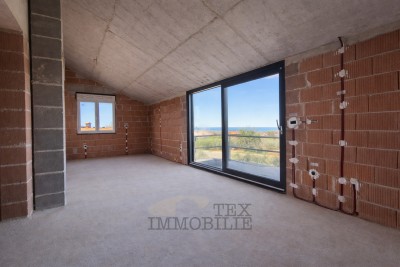 Stan s pogledom na more u okolici Poreča – 80,62 m²