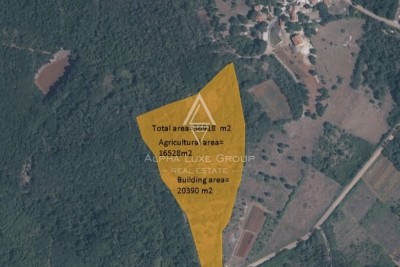 Istrien, Baderna: Baugrundstück in touristischer Zone zu verkaufen