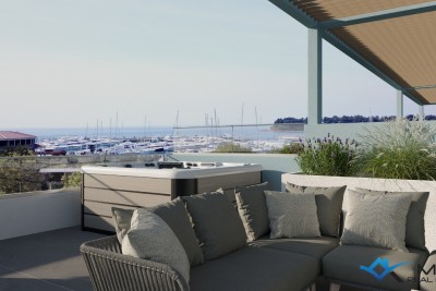 Casa in vendita a Novigrad con vista mare e terrazza panoramica