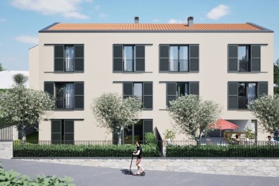 BADERNA, GRAĐEVINSKO ZEMLJIŠTE, GRAĐEVINSKA DOZVOLA ZA 8 STANOVA