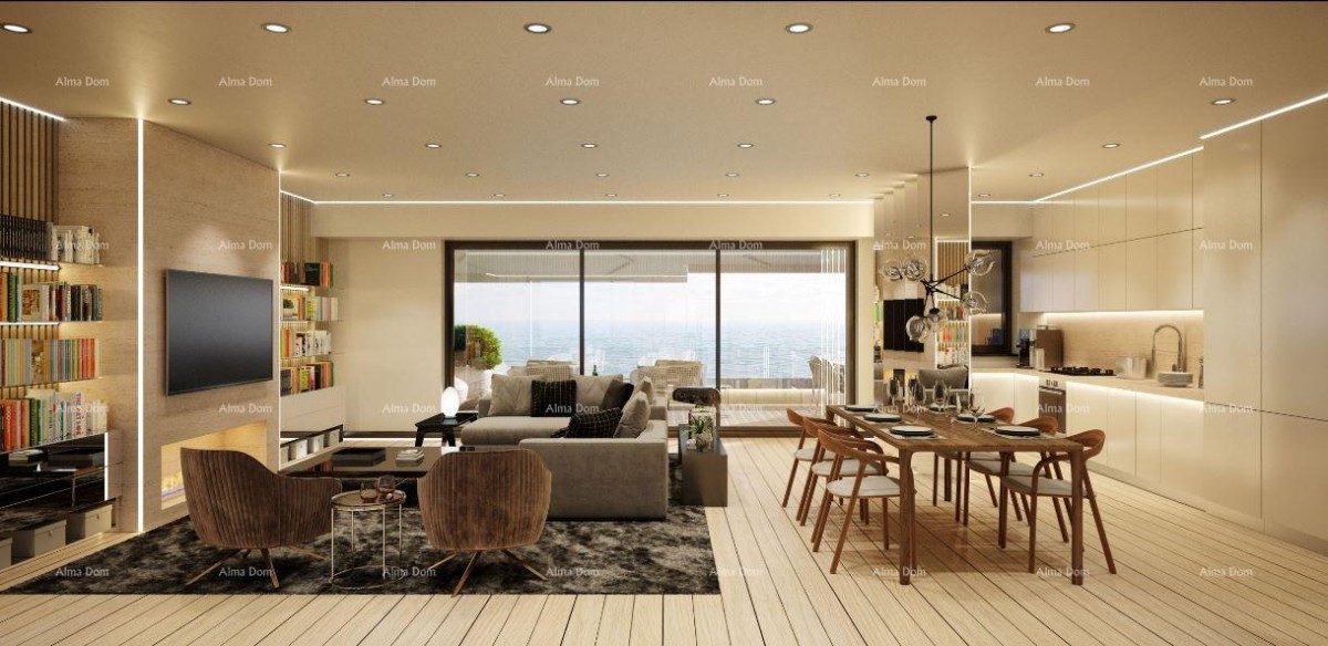 Rovinj – Moderner Wohnraum in Neubau, Nähe zum Meer